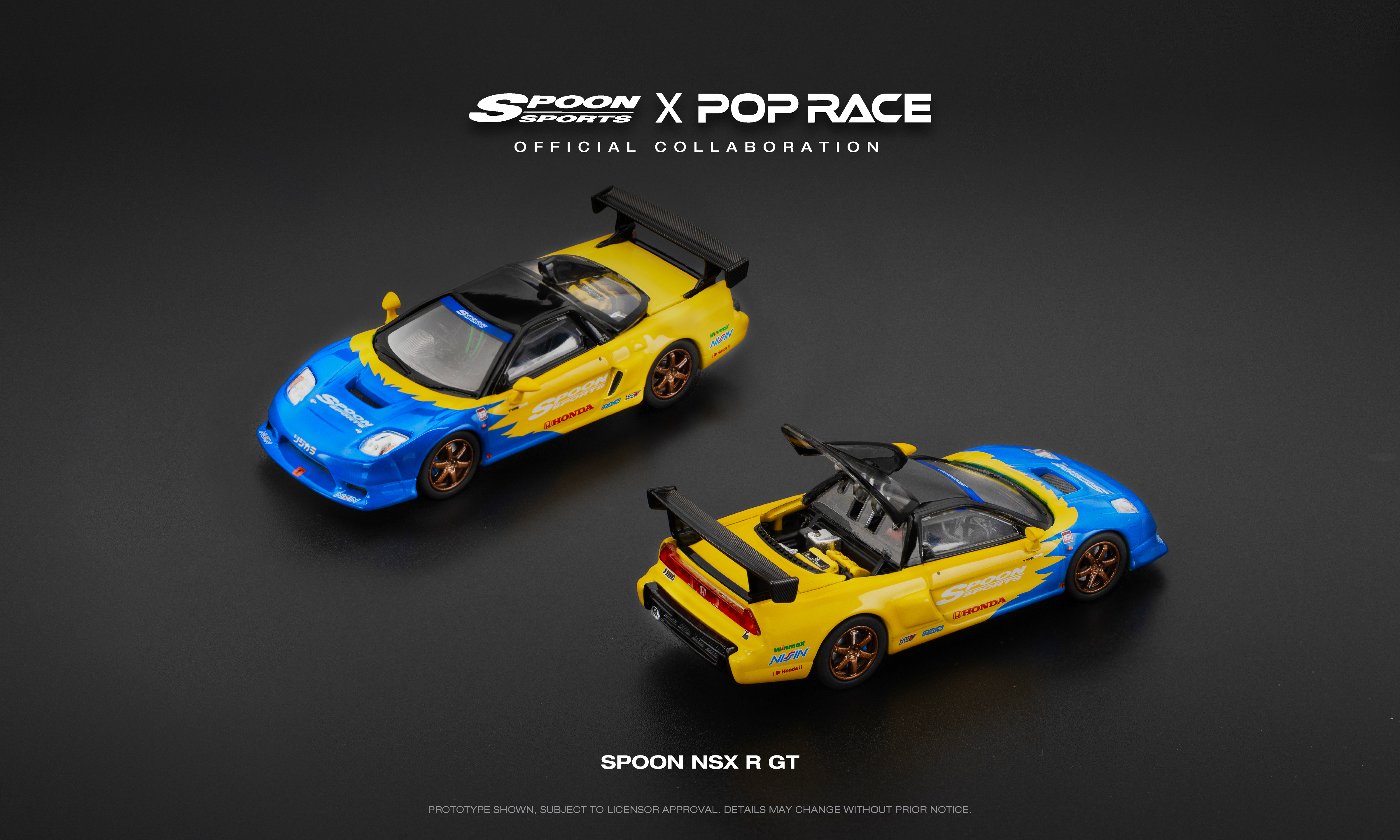 新製品】SPOON SPORTS × POP RACE SPOON NSX R GT モデル（2025